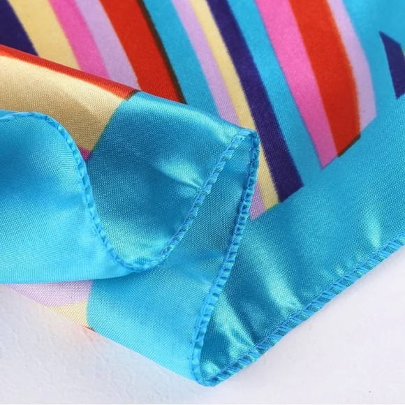 Splash of Colors Elegant Printed Scarf - Picture 5 of 5